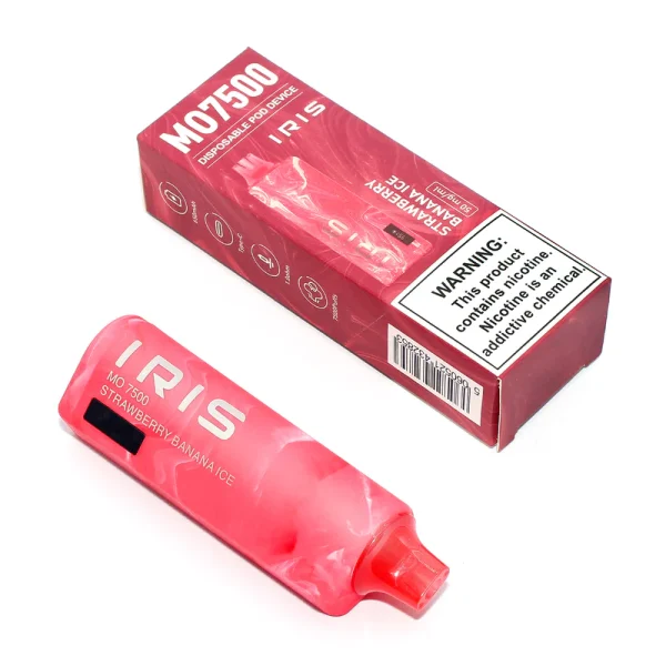 ¡Descubre el IRIS MO7500 Disposable Vape en VaperClubPeru! Con hasta 7500 inhalaciones, 5% de nicotina y múltiples sabores, este dispositivo ofrece conveniencia y potencia. ¡Sin mantenimiento y listo para usar! Eleva tu vapeo con el IRIS MO7500.